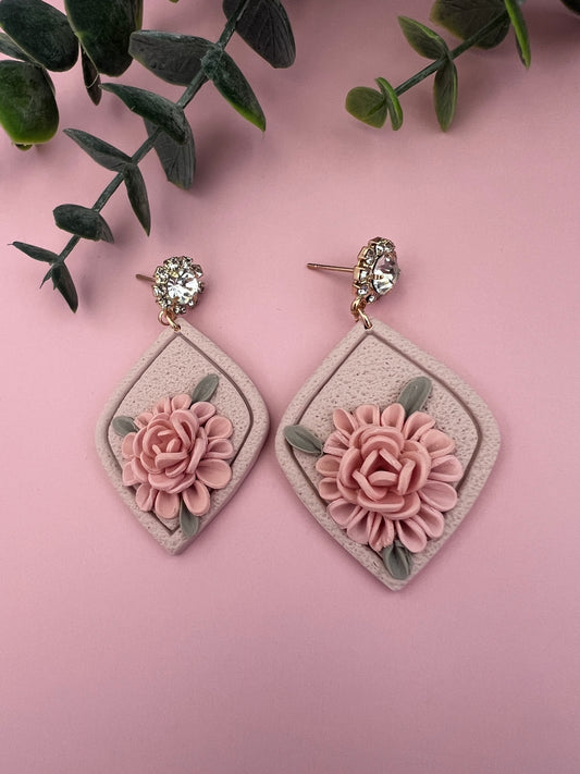 Peony Dangle Earring
