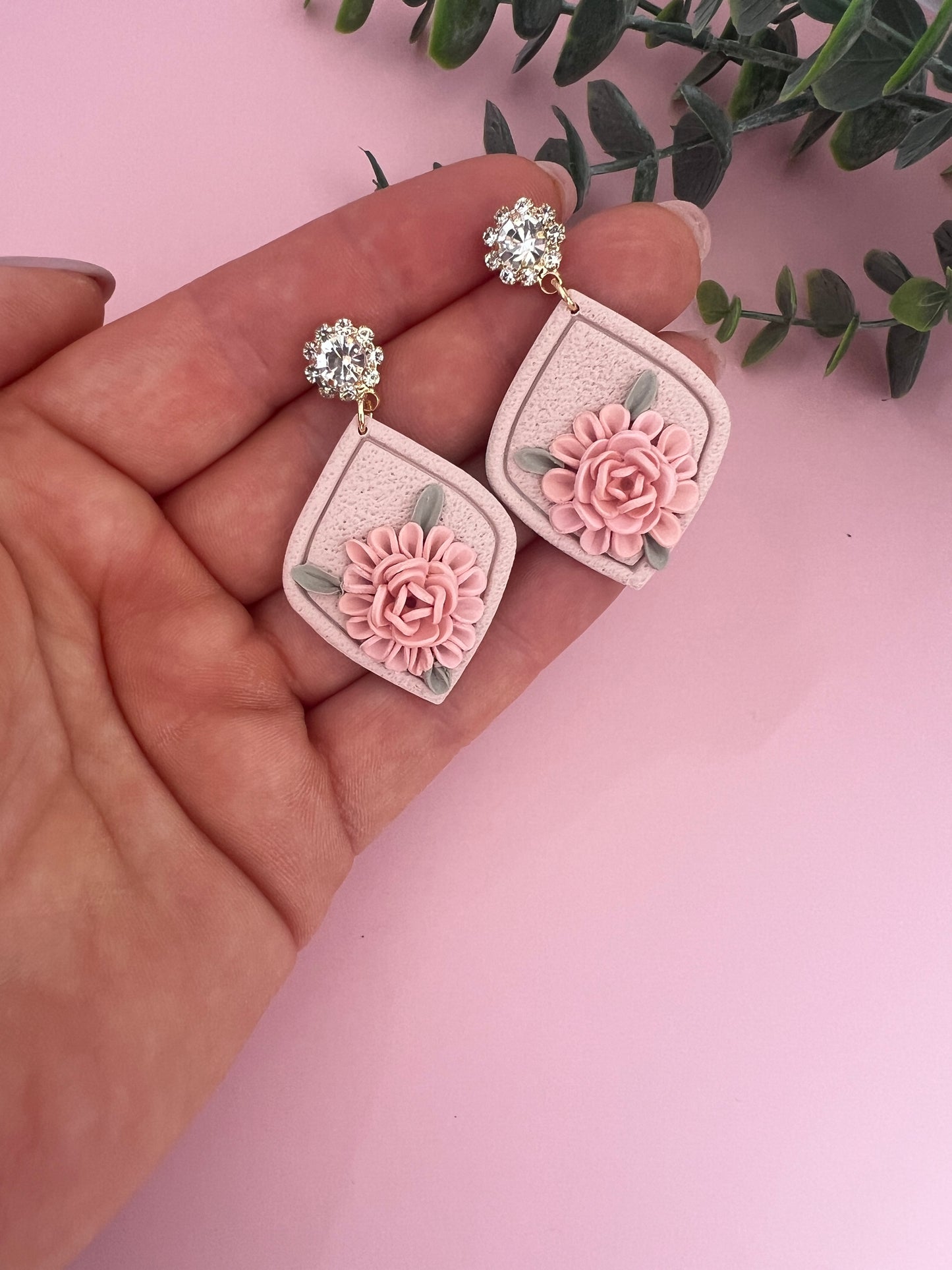 Peony Dangle Earring