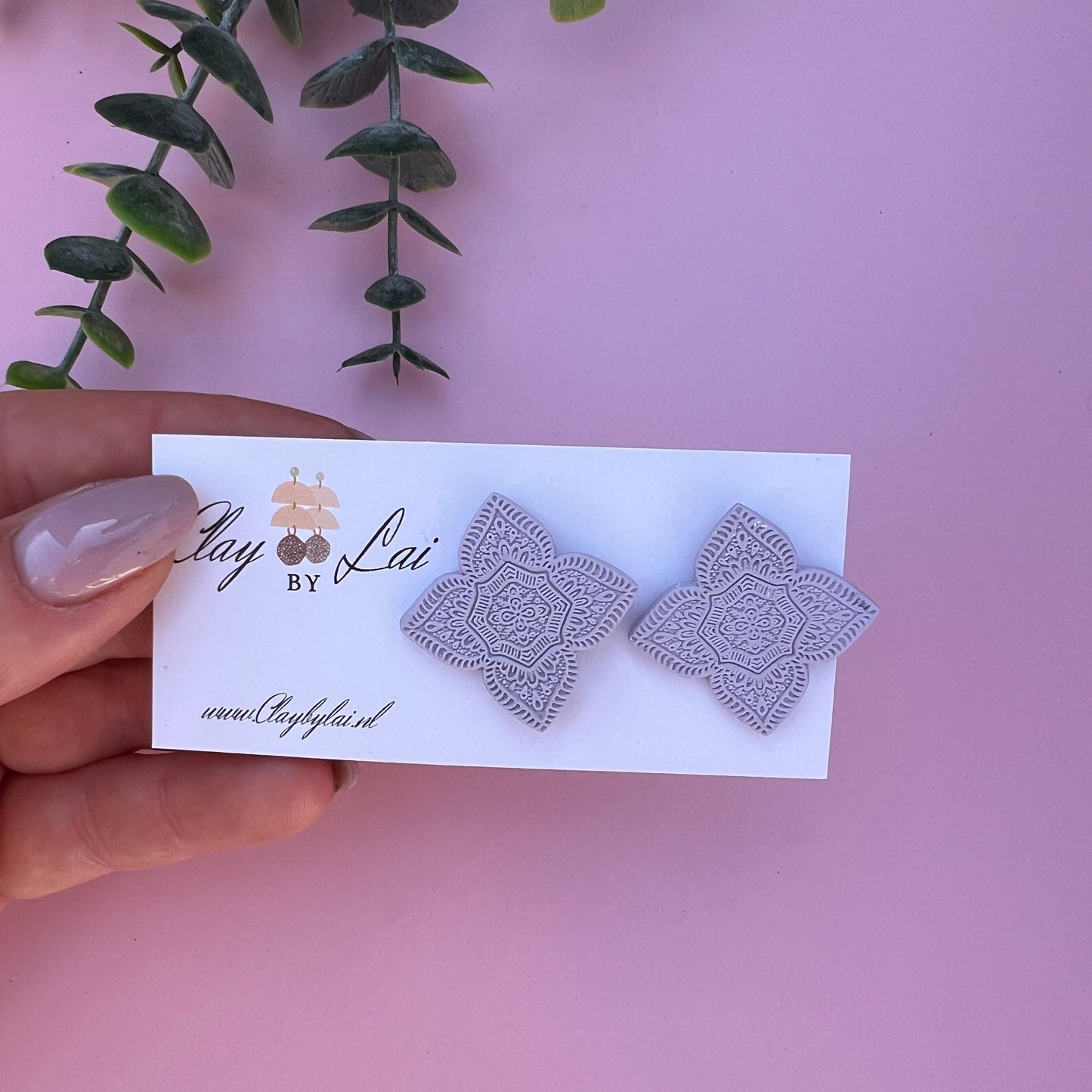 Isa Stud Earring -Lila