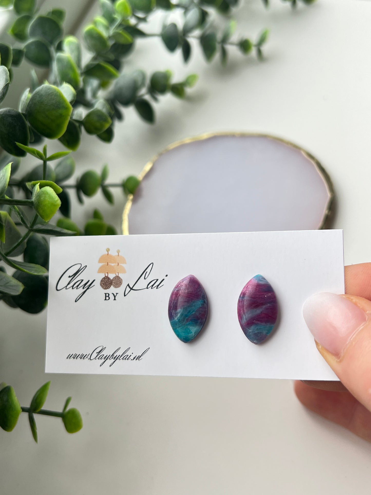 Marble Stud  - Multicolor